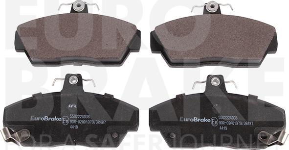 Eurobrake 5502224008 - Гальмівні колодки, дискові гальма autozip.com.ua