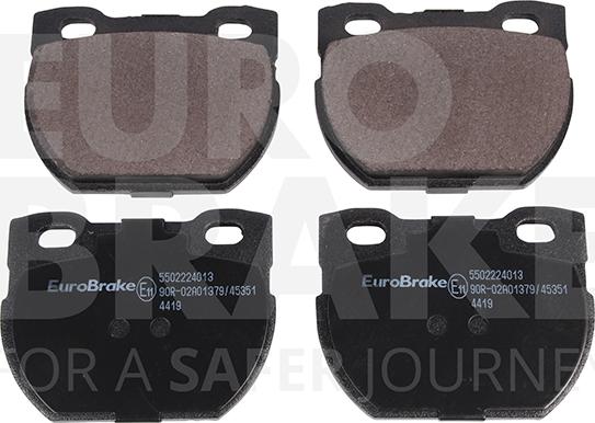 Eurobrake 5502224013 - Гальмівні колодки, дискові гальма autozip.com.ua