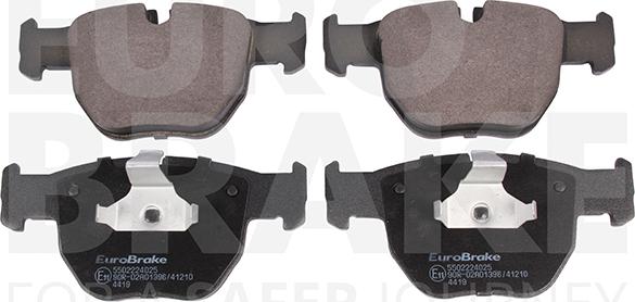 Eurobrake 5502224025 - Гальмівні колодки, дискові гальма autozip.com.ua