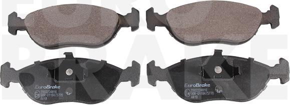 Eurobrake 5502224816 - Гальмівні колодки, дискові гальма autozip.com.ua