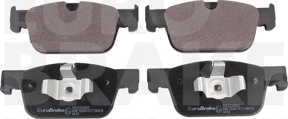 Eurobrake 5502224832 - Гальмівні колодки, дискові гальма autozip.com.ua