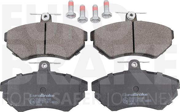 Eurobrake 5502224746 - Гальмівні колодки, дискові гальма autozip.com.ua