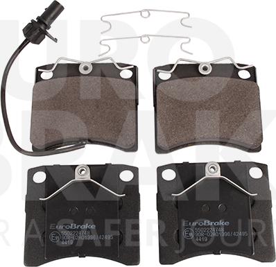 Eurobrake 5502224748 - Гальмівні колодки, дискові гальма autozip.com.ua