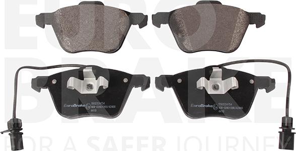 Eurobrake 5502224754 - Гальмівні колодки, дискові гальма autozip.com.ua