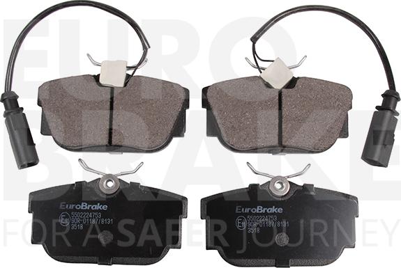 Eurobrake 5502224753 - Гальмівні колодки, дискові гальма autozip.com.ua