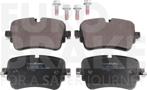 Eurobrake 55022247140 - Гальмівні колодки, дискові гальма autozip.com.ua