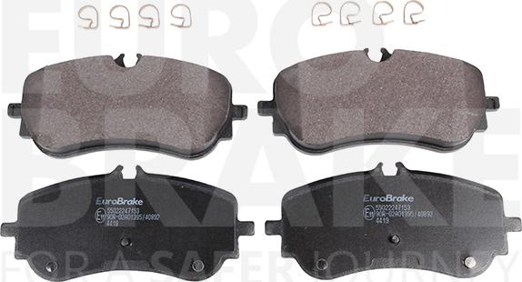 Eurobrake 55022247153 - Гальмівні колодки, дискові гальма autozip.com.ua