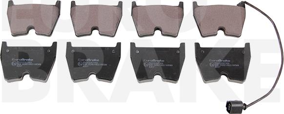 Eurobrake 55022247163 - Гальмівні колодки, дискові гальма autozip.com.ua