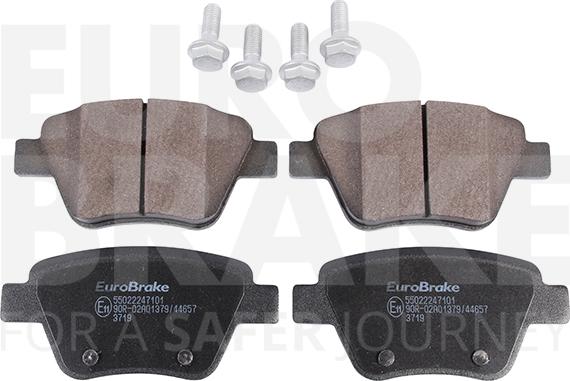 Eurobrake 55022247101 - Гальмівні колодки, дискові гальма autozip.com.ua