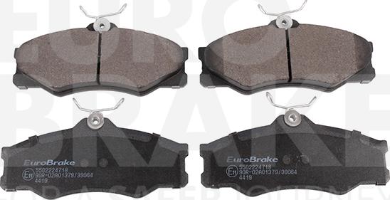 Eurobrake 5502224718 - Гальмівні колодки, дискові гальма autozip.com.ua