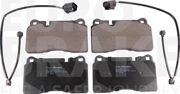 Eurobrake 5502224788 - Гальмівні колодки, дискові гальма autozip.com.ua