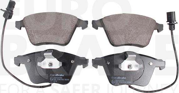 Eurobrake 5502224782 - Гальмівні колодки, дискові гальма autozip.com.ua