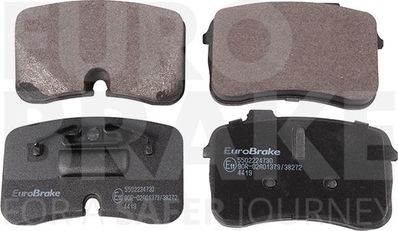 Eurobrake 5502224730 - Гальмівні колодки, дискові гальма autozip.com.ua