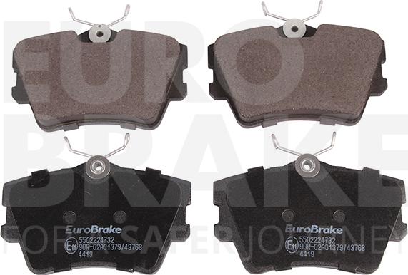 Eurobrake 5502224732 - Гальмівні колодки, дискові гальма autozip.com.ua