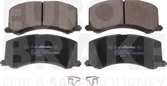 Eurobrake 5502225207 - Гальмівні колодки, дискові гальма autozip.com.ua