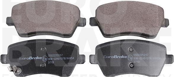 Eurobrake 5502225217 - Гальмівні колодки, дискові гальма autozip.com.ua