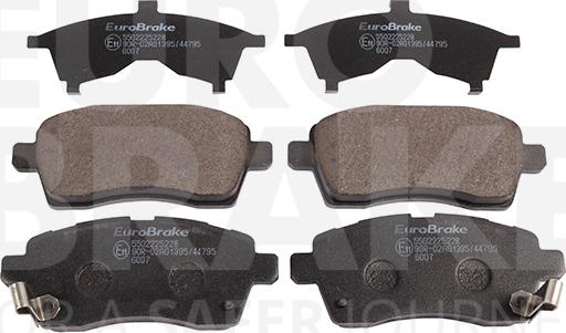 Eurobrake 5502225228 - Гальмівні колодки, дискові гальма autozip.com.ua