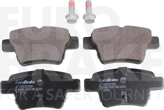 Eurobrake 5502221954 - Гальмівні колодки, дискові гальма autozip.com.ua