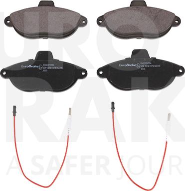 Eurobrake 5502221934 - Гальмівні колодки, дискові гальма autozip.com.ua