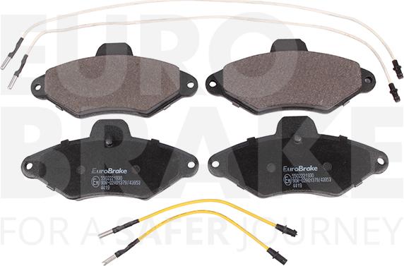 Eurobrake 5502221930 - Гальмівні колодки, дискові гальма autozip.com.ua