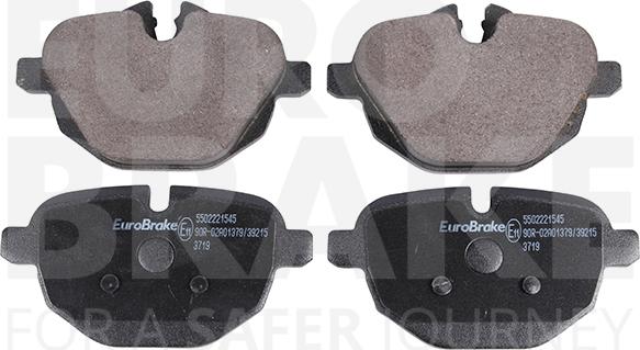 Eurobrake 5502221545 - Гальмівні колодки, дискові гальма autozip.com.ua