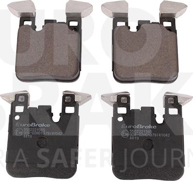 Eurobrake 5502221565 - Гальмівні колодки, дискові гальма autozip.com.ua