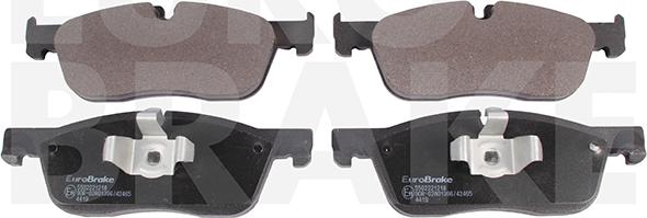 Eurobrake 5502221218 - Гальмівні колодки, дискові гальма autozip.com.ua