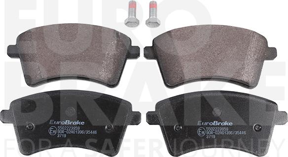 Eurobrake 5502223959 - Гальмівні колодки, дискові гальма autozip.com.ua