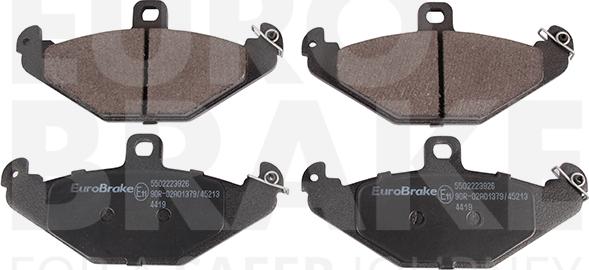 Eurobrake 5502223926 - Гальмівні колодки, дискові гальма autozip.com.ua