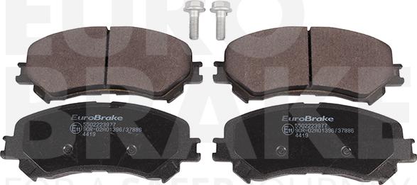 Eurobrake 5502223977 - Гальмівні колодки, дискові гальма autozip.com.ua