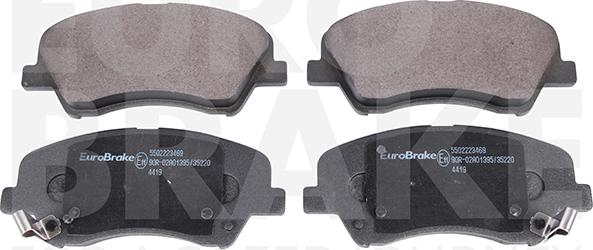 Eurobrake 5502223469 - Гальмівні колодки, дискові гальма autozip.com.ua