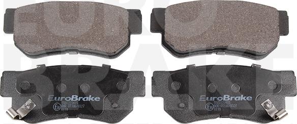 Eurobrake 5502223415 - Гальмівні колодки, дискові гальма autozip.com.ua