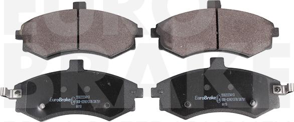 Eurobrake 5502223413 - Гальмівні колодки, дискові гальма autozip.com.ua