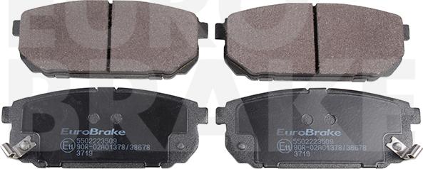 Eurobrake 5502223509 - Гальмівні колодки, дискові гальма autozip.com.ua