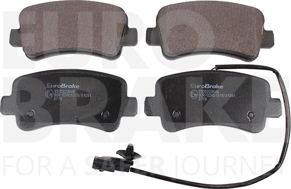 Eurobrake 5502223648 - Гальмівні колодки, дискові гальма autozip.com.ua