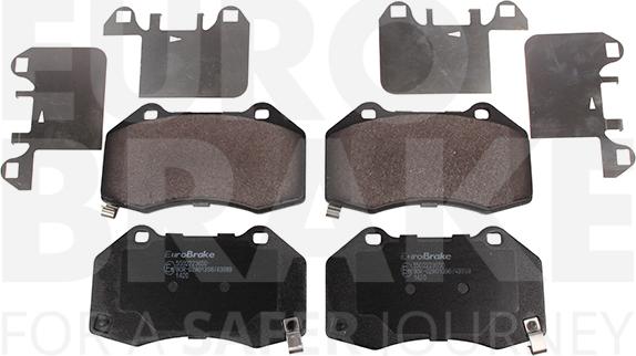 Eurobrake 5502223650 - Гальмівні колодки, дискові гальма autozip.com.ua