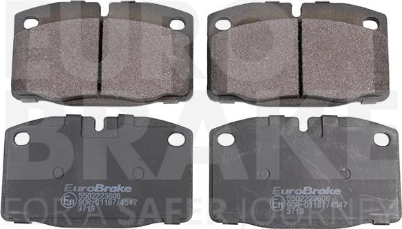 Eurobrake 5502223606 - Гальмівні колодки, дискові гальма autozip.com.ua