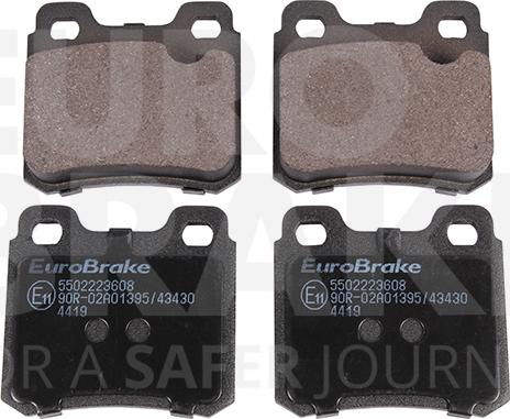 Eurobrake 5502223608 - Гальмівні колодки, дискові гальма autozip.com.ua