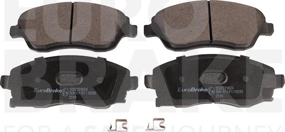 Eurobrake 5502223624 - Гальмівні колодки, дискові гальма autozip.com.ua