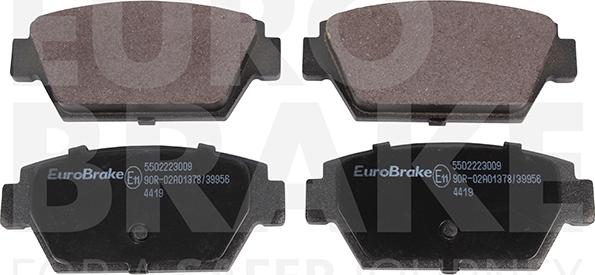 Eurobrake 5502223009 - Гальмівні колодки, дискові гальма autozip.com.ua