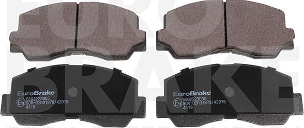 Eurobrake 5502223005 - Гальмівні колодки, дискові гальма autozip.com.ua