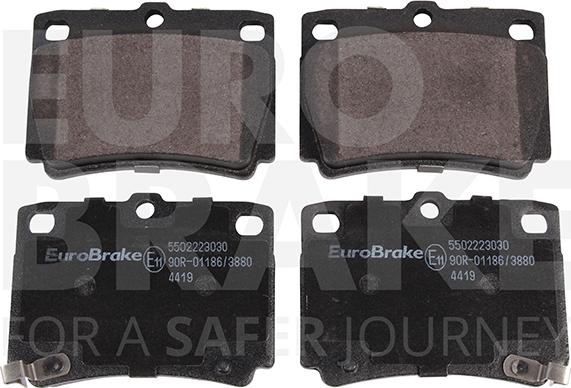 Eurobrake 5502223030 - Гальмівні колодки, дискові гальма autozip.com.ua