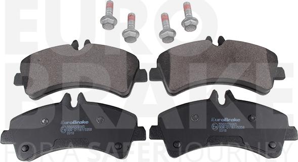 Eurobrake 5502223365 - Гальмівні колодки, дискові гальма autozip.com.ua