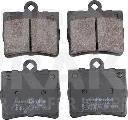 Eurobrake 5502223334 - Гальмівні колодки, дискові гальма autozip.com.ua