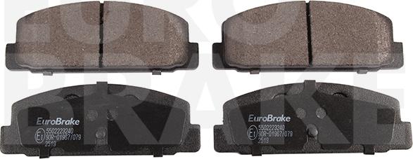 Eurobrake 5502223240 - Гальмівні колодки, дискові гальма autozip.com.ua