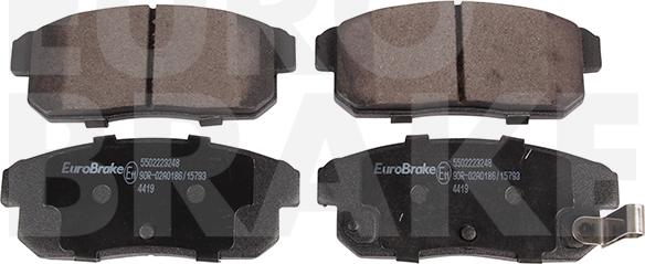 Eurobrake 5502223248 - Гальмівні колодки, дискові гальма autozip.com.ua