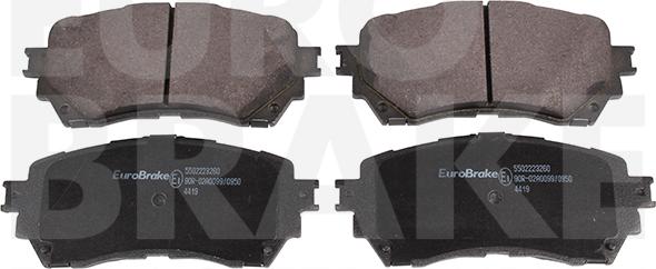 Eurobrake 5502223260 - Гальмівні колодки, дискові гальма autozip.com.ua