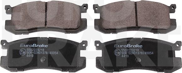 Eurobrake 5502223218 - Гальмівні колодки, дискові гальма autozip.com.ua