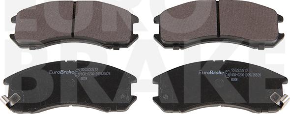 Eurobrake 5502223213 - Гальмівні колодки, дискові гальма autozip.com.ua