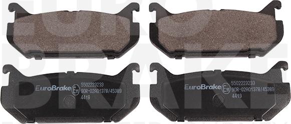 Eurobrake 5502223233 - Гальмівні колодки, дискові гальма autozip.com.ua